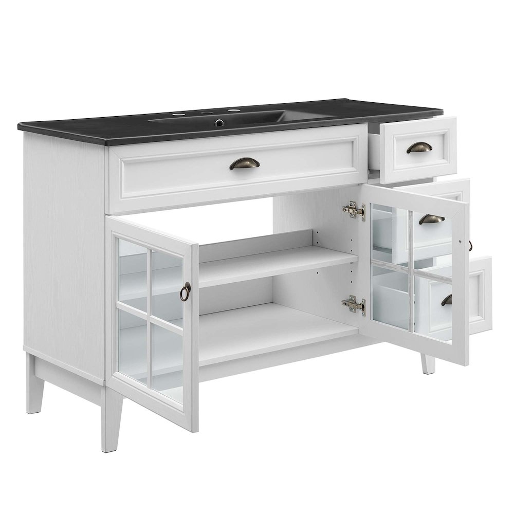 Isle 48" Bathroom Vanity Cabinet. Picture 3