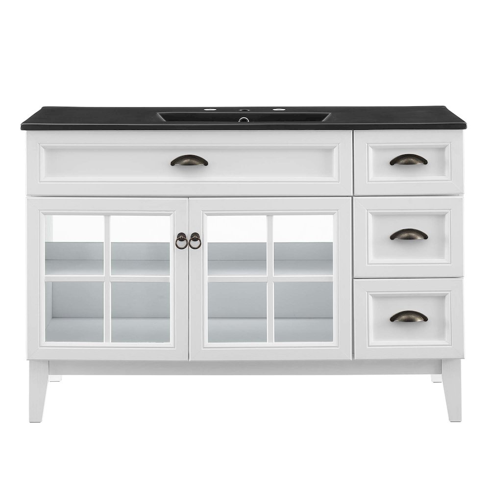 Isle 48" Bathroom Vanity Cabinet. Picture 8
