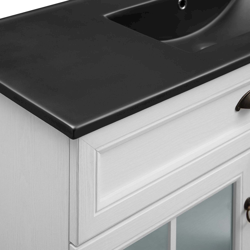 Isle 48" Bathroom Vanity Cabinet. Picture 4