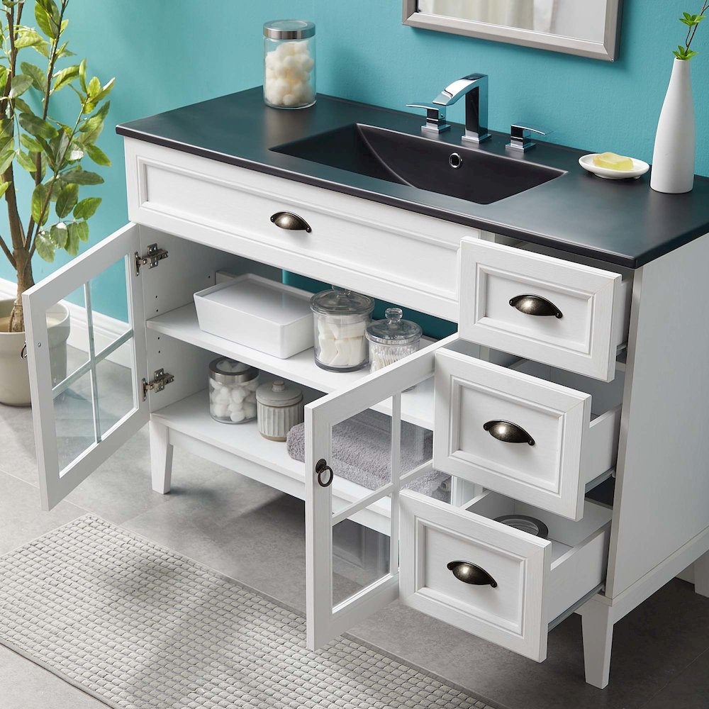 Isle 48" Bathroom Vanity Cabinet. Picture 12