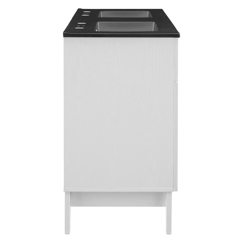 Isle 48" Double Bathroom Vanity Cabinet. Picture 7