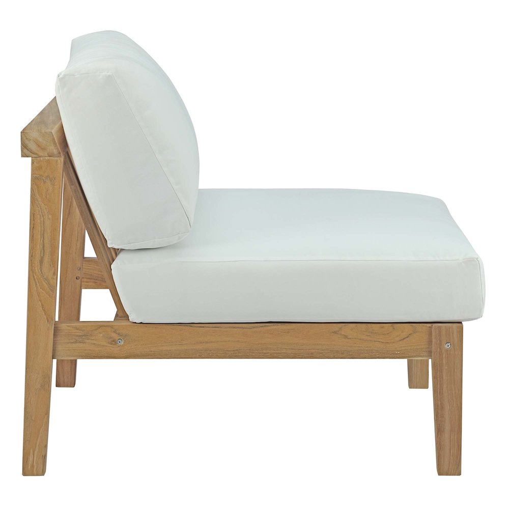 Bayport 5 Piece Outdoor Patio Teak Set. Picture 3