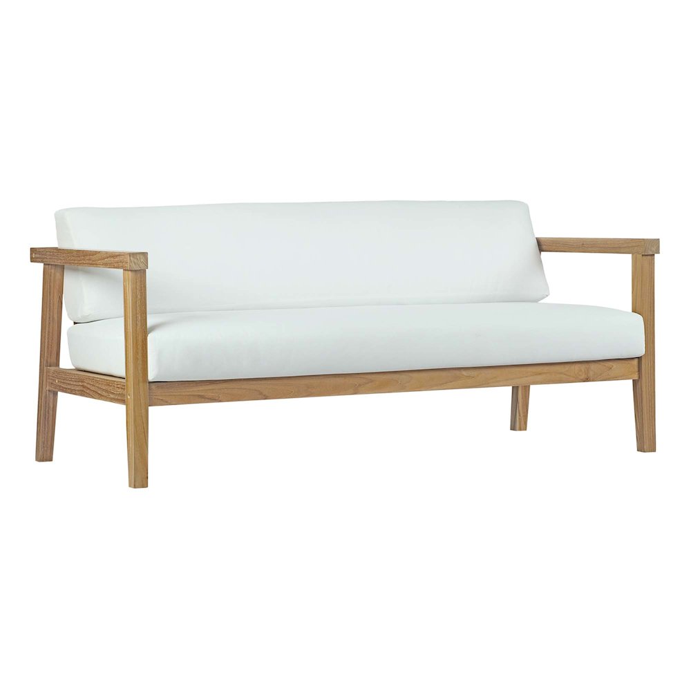 Bayport 5 Piece Outdoor Patio Teak Set. Picture 4