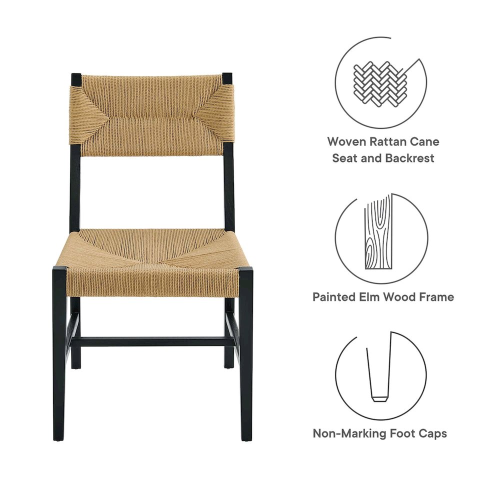 Bodie Wood Dining Chair. Picture 2