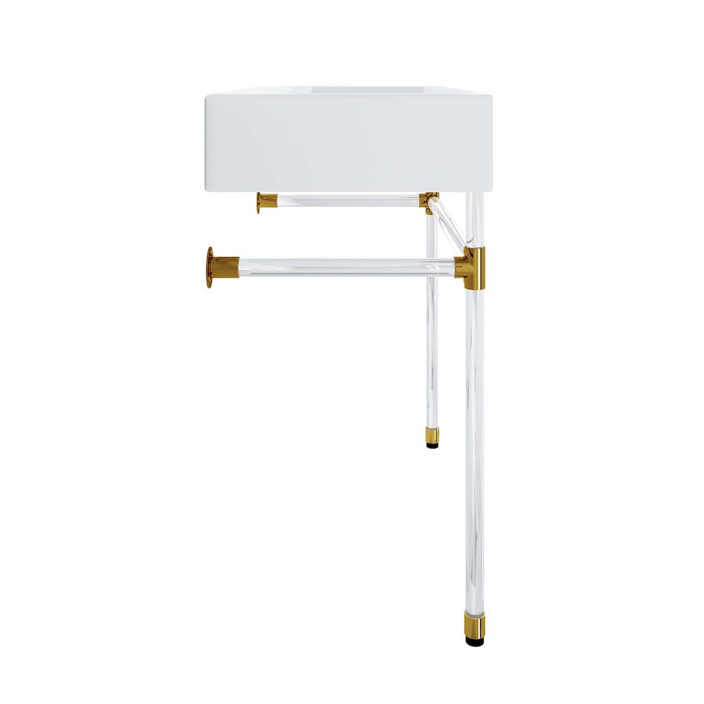 Redeem 32" Acrylic Wall-Mount Bathroom Vanity. Picture 5