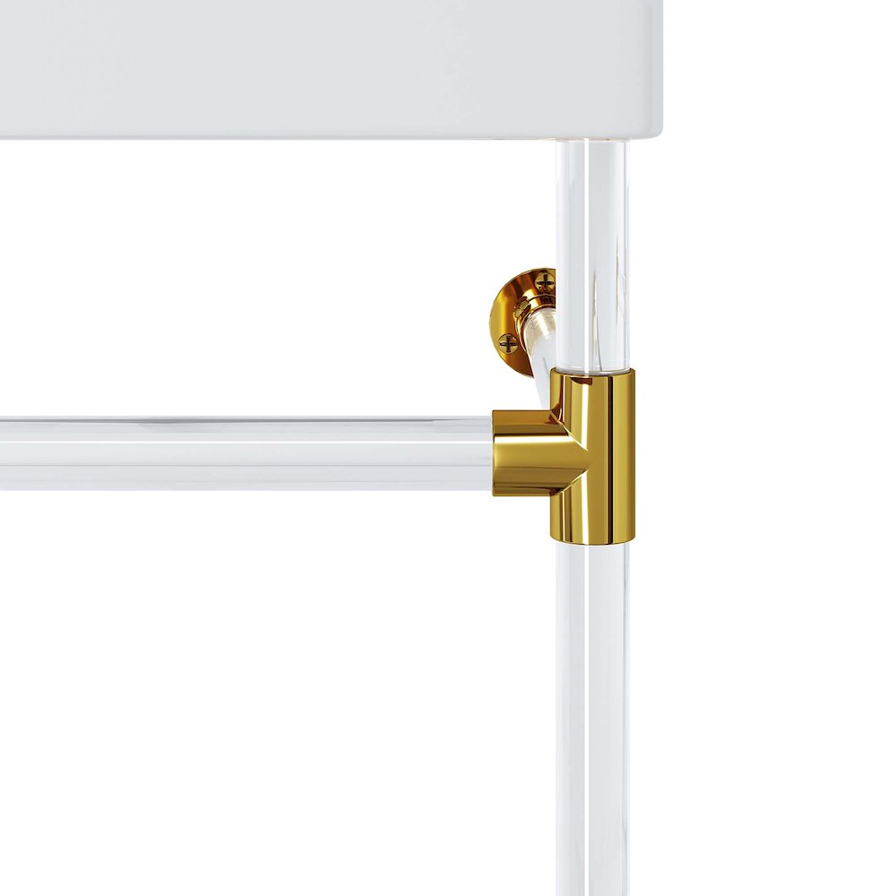 Redeem 32" Acrylic Wall-Mount Bathroom Vanity. Picture 7