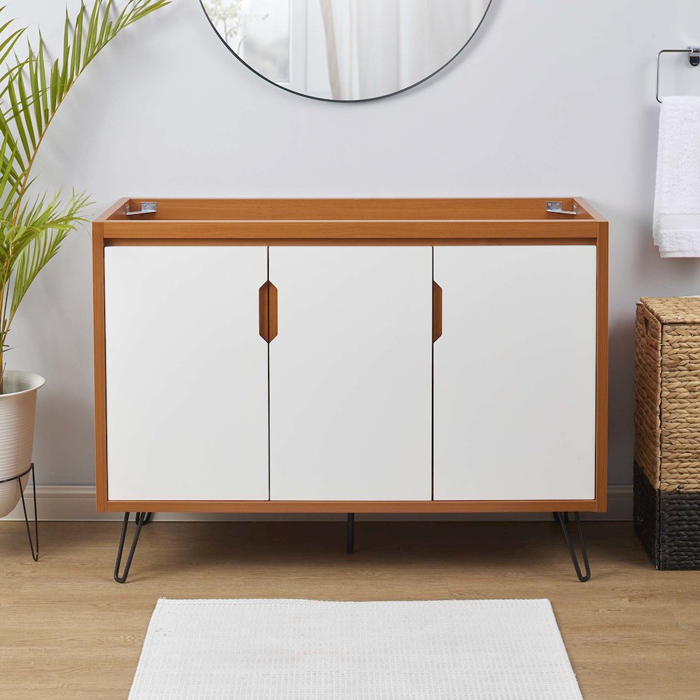 48" Double or Single Sink (Not Included) Bathroom Vanity Cabinet. Picture 9