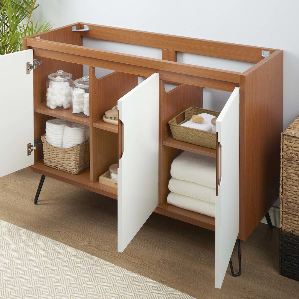48" Double or Single Sink (Not Included) Bathroom Vanity Cabinet. Picture 10