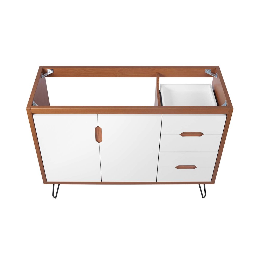 Energize 48" Single Sink Compatible (Not Included) Bathroom Vanity Cabinet. Picture 4