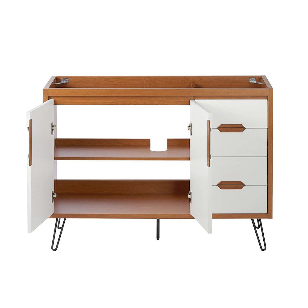 Energize 48" Single Sink Compatible (Not Included) Bathroom Vanity Cabinet. Picture 5