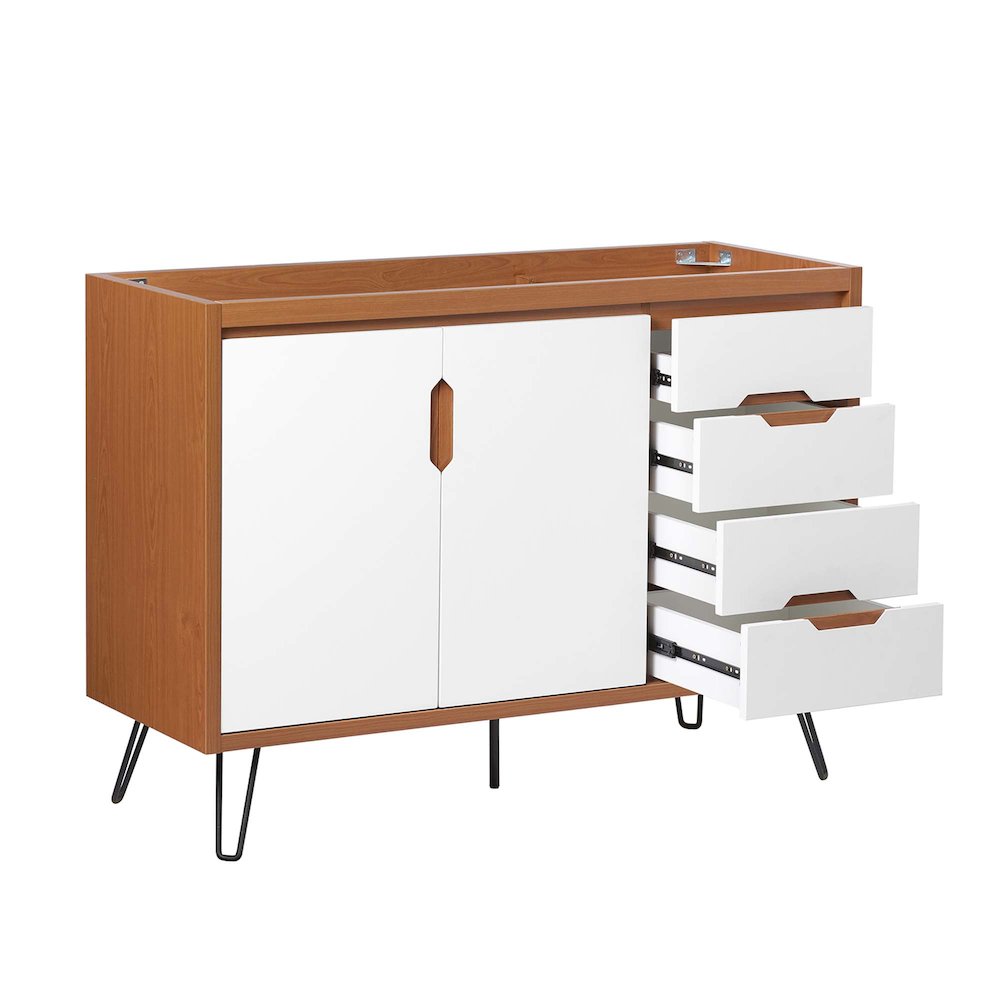 Energize 48" Single Sink Compatible (Not Included) Bathroom Vanity Cabinet. Picture 8