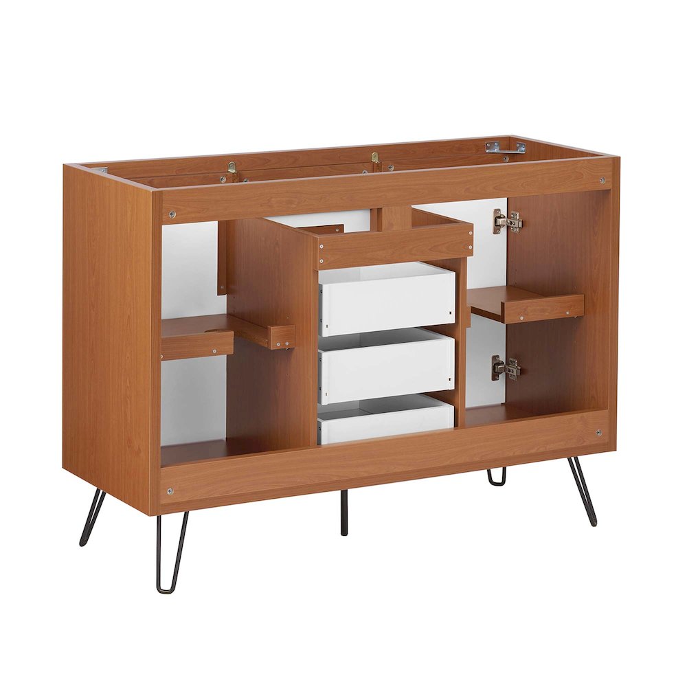 Energize 48" Double Sink Compatible (Not Included) Bathroom Vanity Cabinet. Picture 6