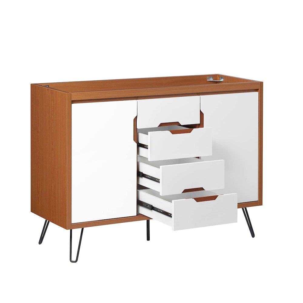 Energize 48" Double Sink Compatible (Not Included) Bathroom Vanity Cabinet. Picture 8