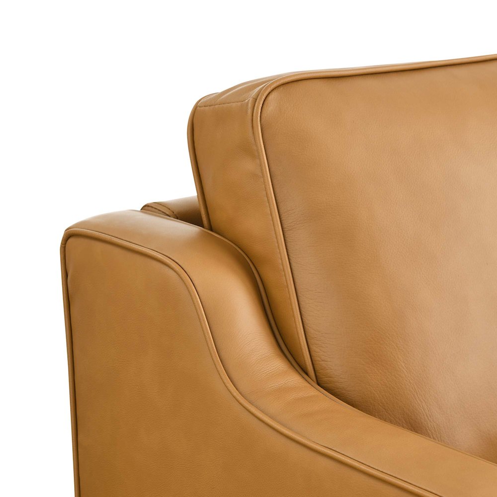 Impart Genuine Leather Sofa. Picture 3