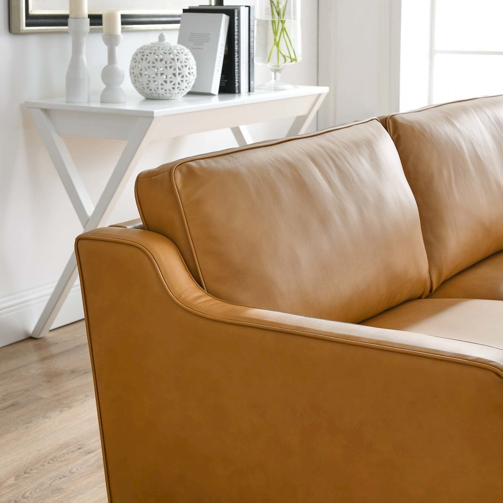 Impart Genuine Leather Sofa. Picture 8