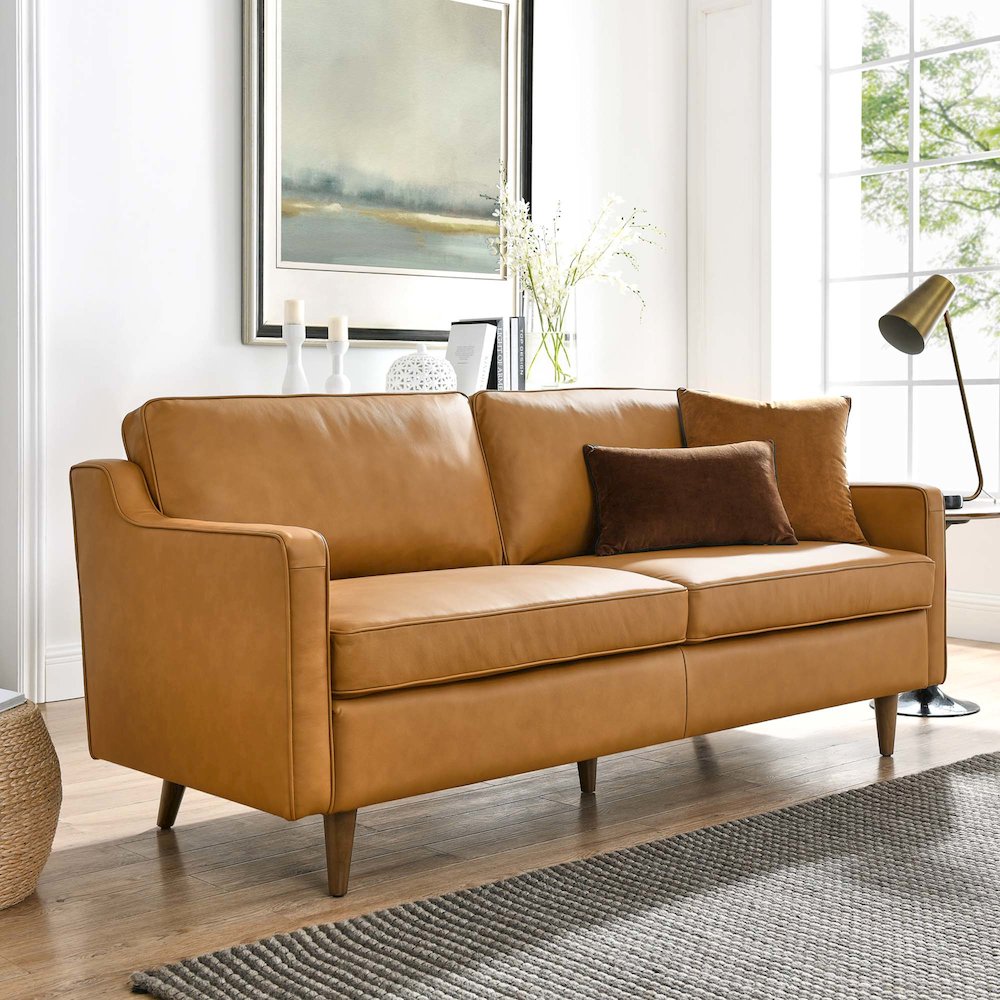 Impart Genuine Leather Sofa. Picture 7