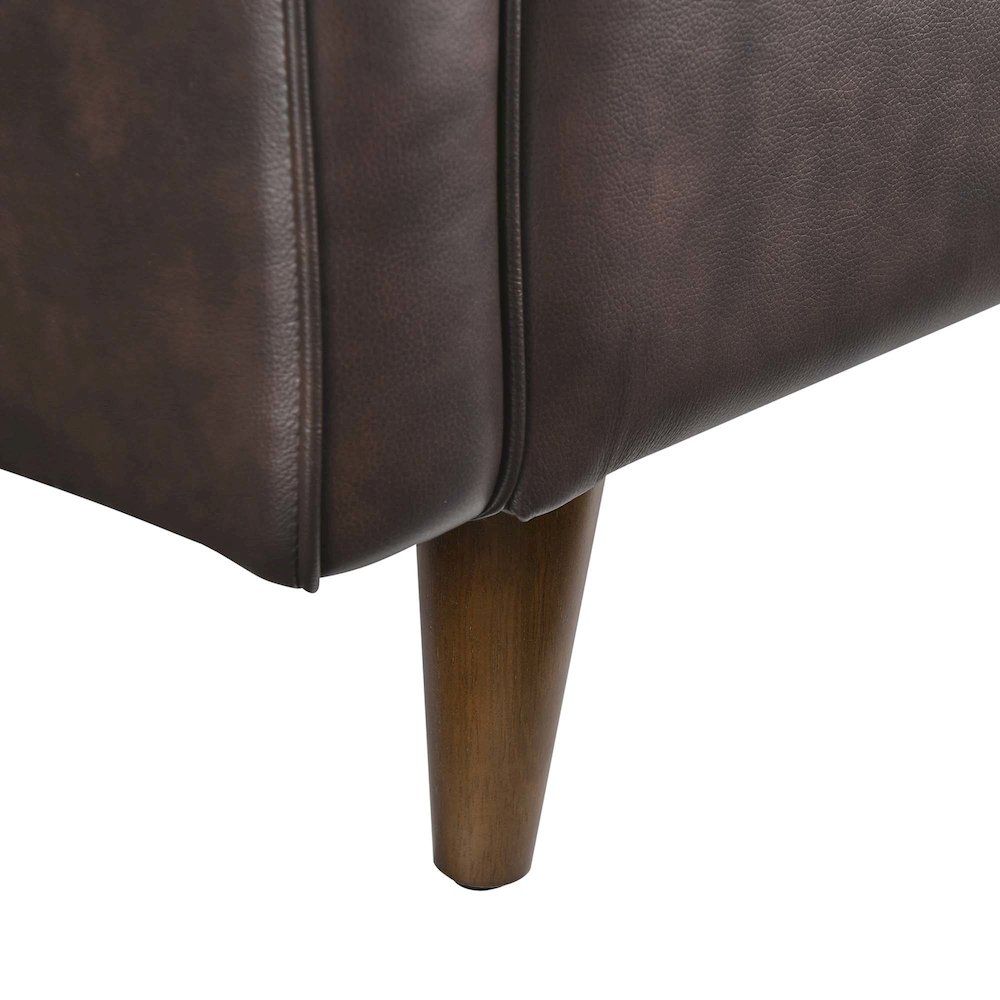 Impart Genuine Leather Loveseat. Picture 3