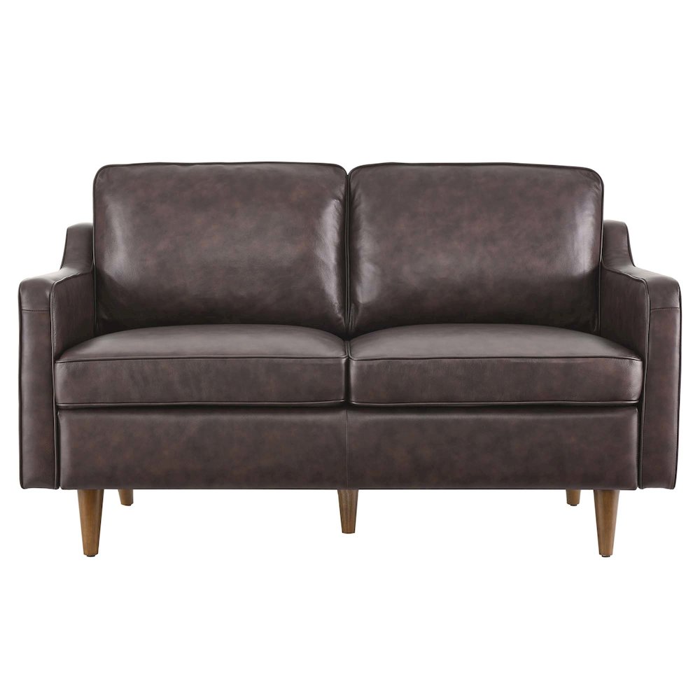 Impart Genuine Leather Loveseat. Picture 6