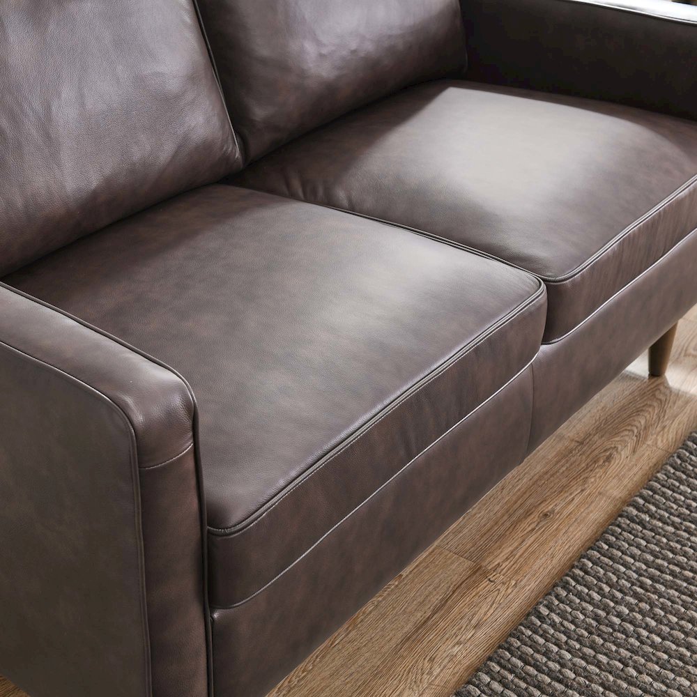 Impart Genuine Leather Loveseat. Picture 8