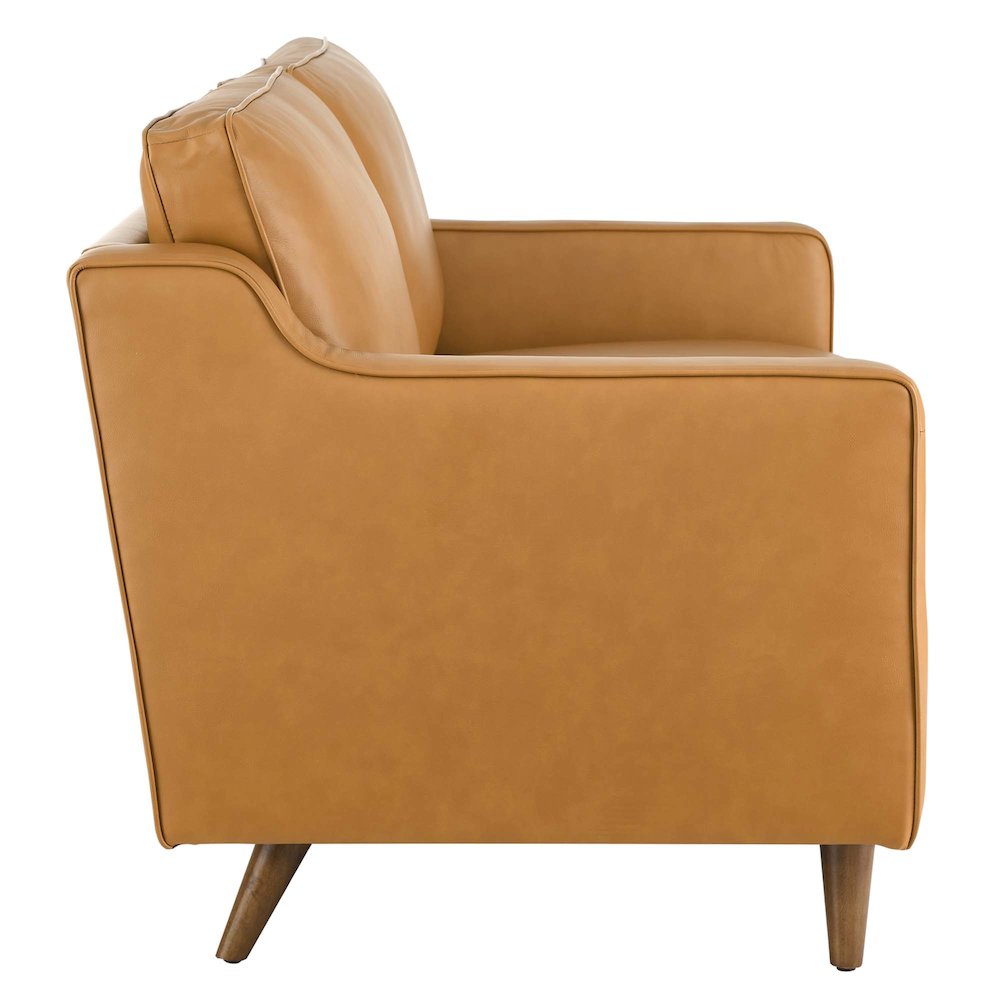 Impart Genuine Leather Loveseat. Picture 4