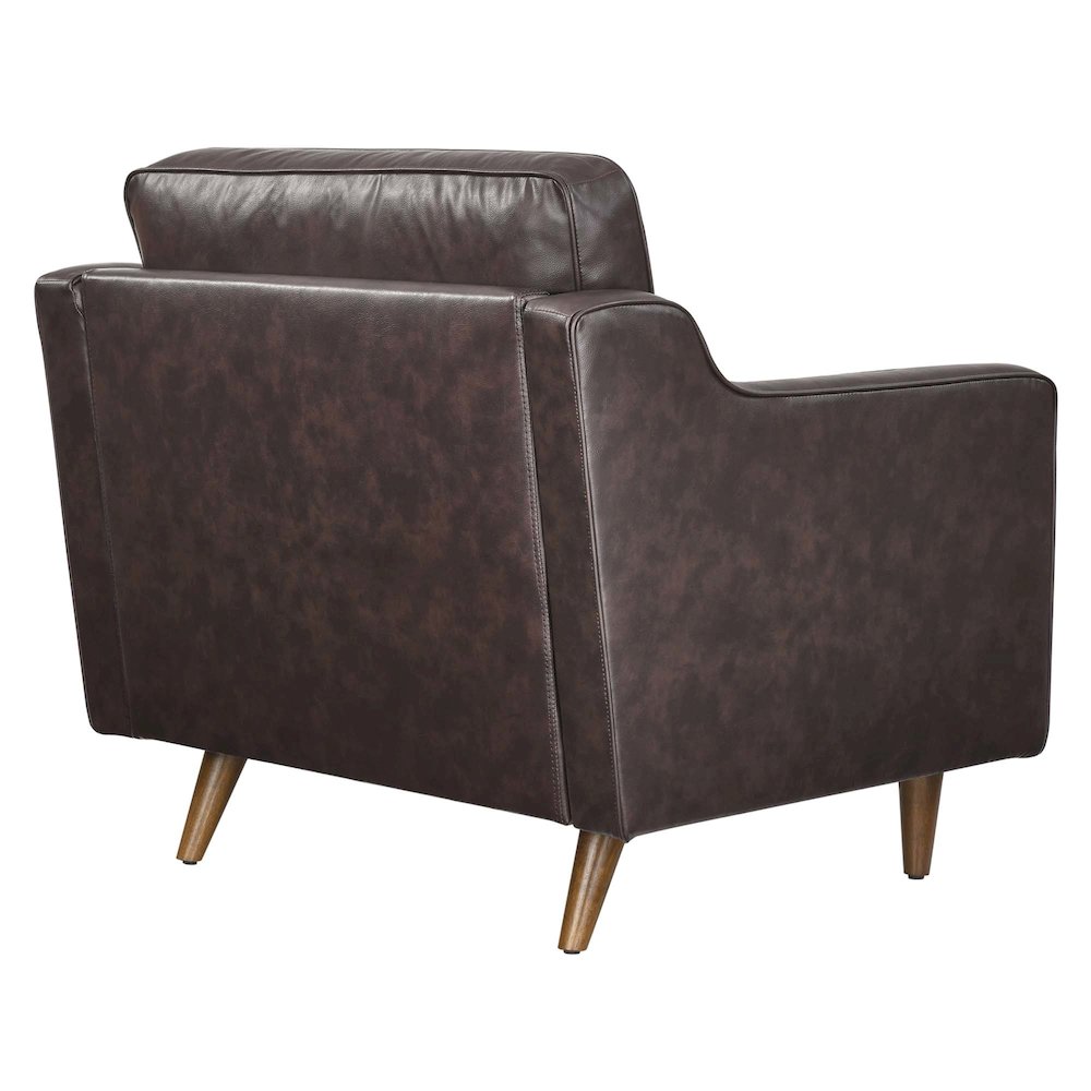 Impart Genuine Leather Armchair. Picture 5
