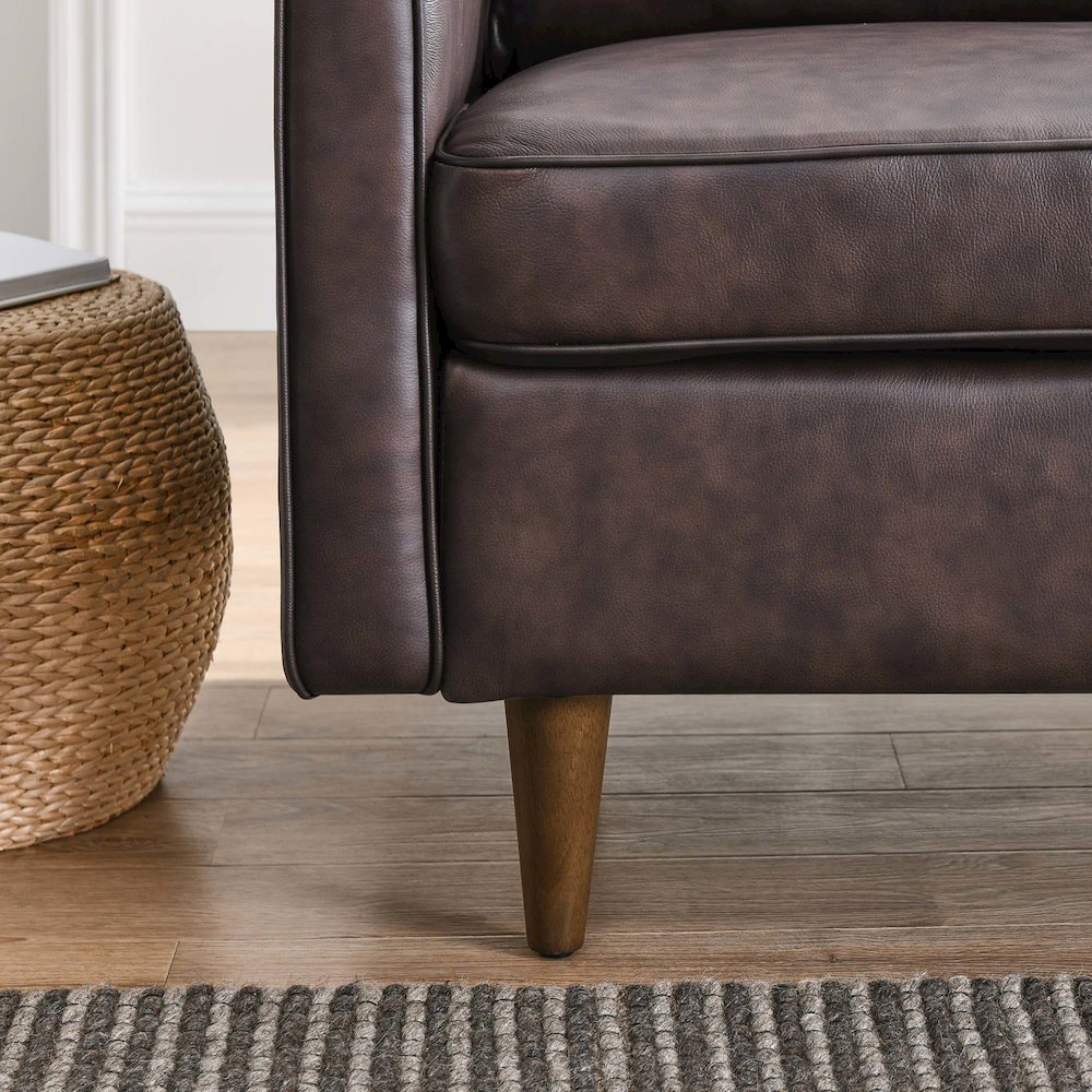 Impart Genuine Leather Armchair. Picture 8