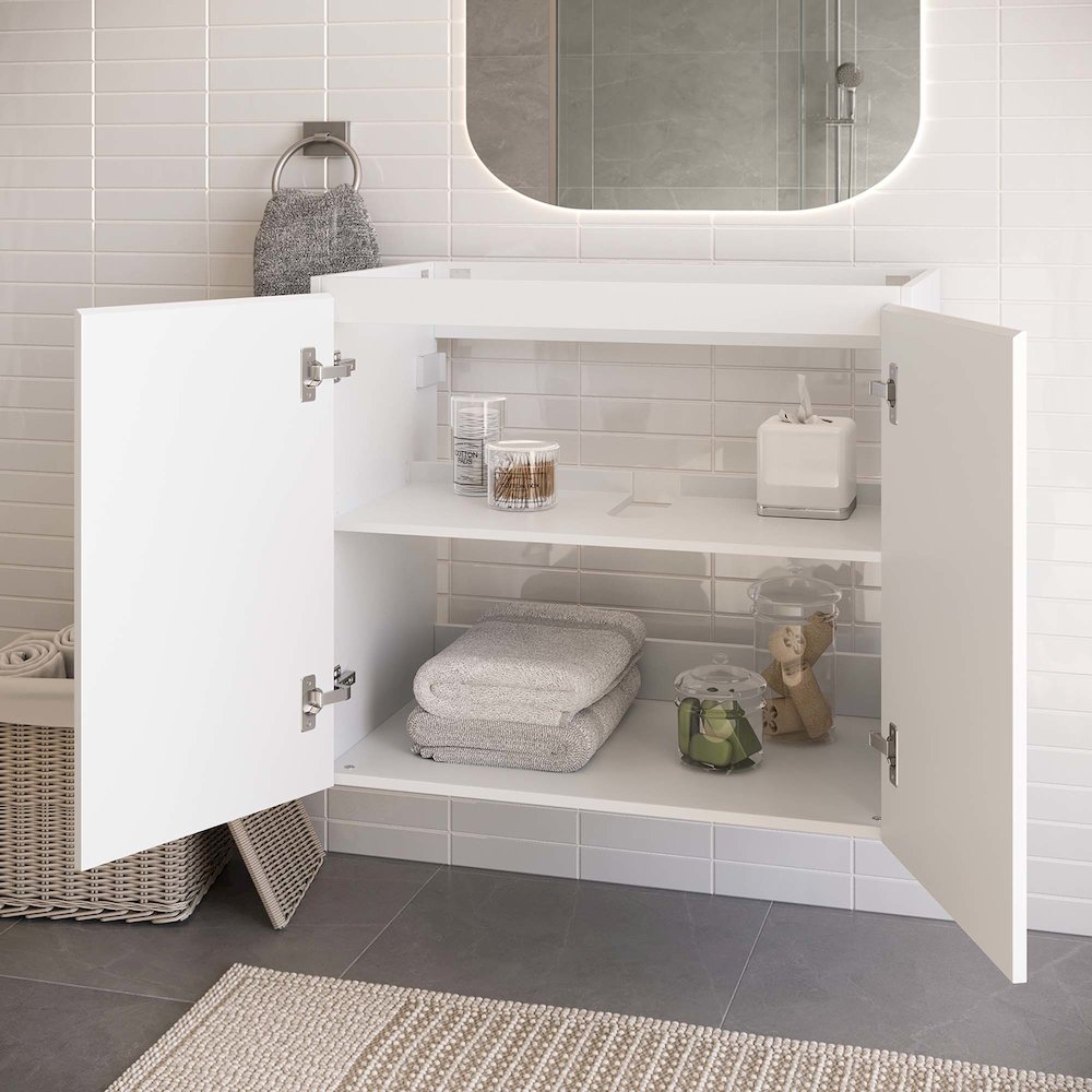 Bryn 30" Wall-Mount Bathroom Vanity (Sink Basin Not Included). Picture 8