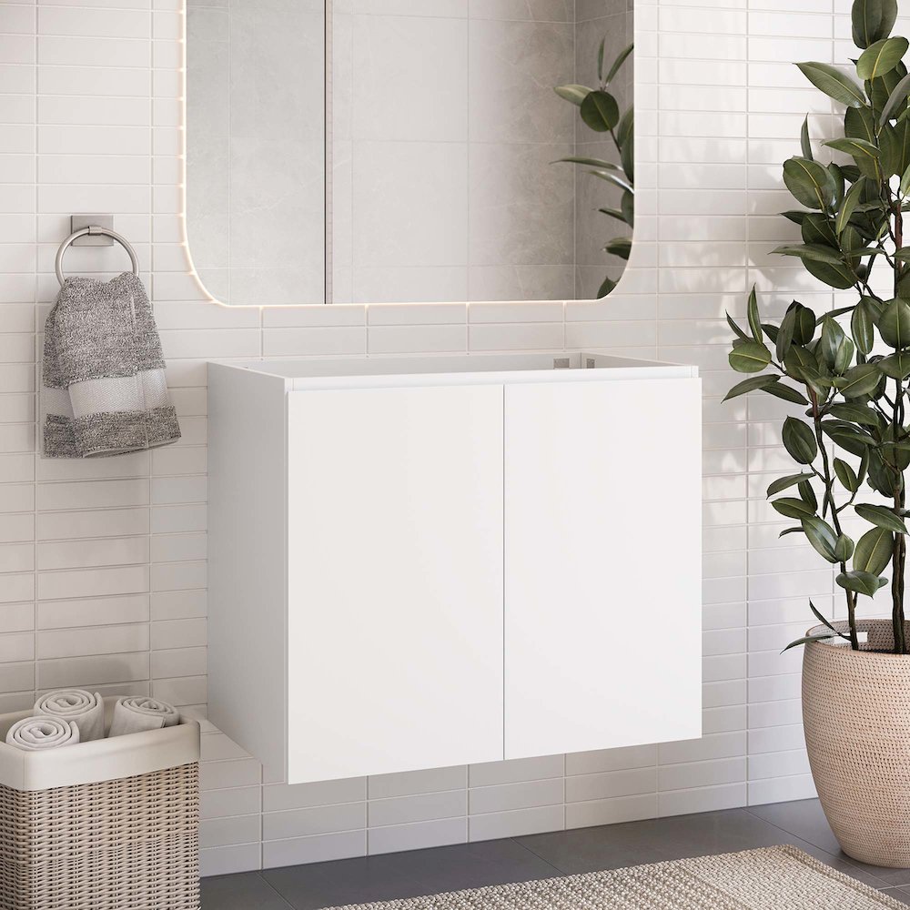 Bryn 30" Wall-Mount Bathroom Vanity (Sink Basin Not Included). Picture 9