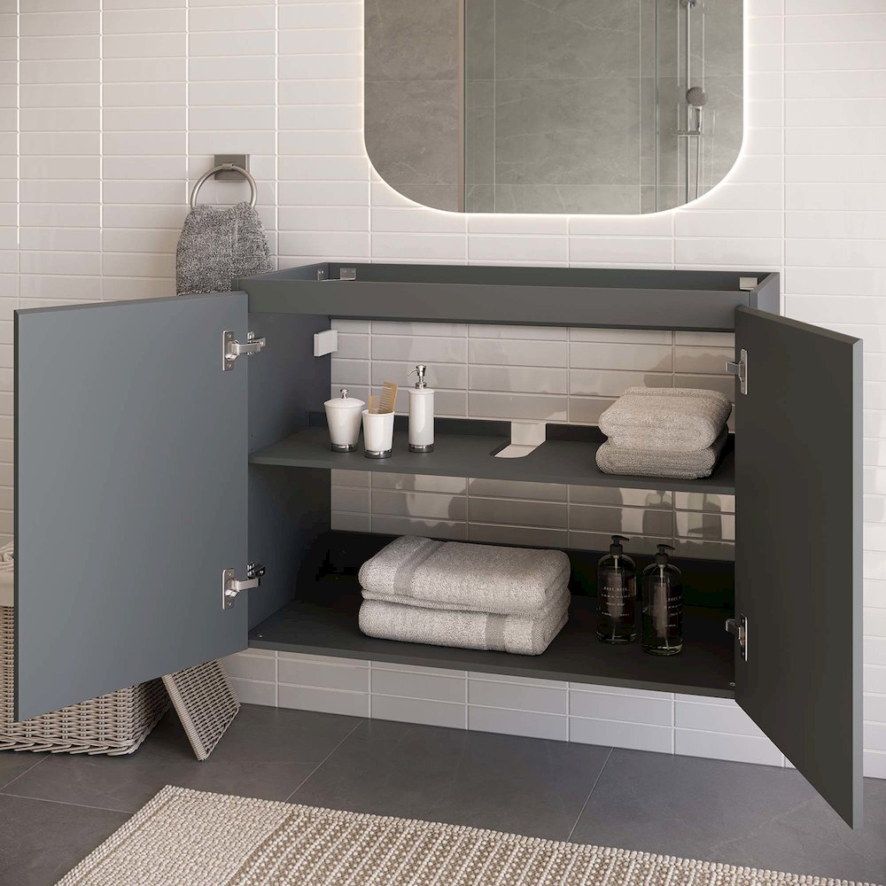 Bryn 36" Wall-Mount Bathroom Vanity (Sink Basin Not Included). Picture 8