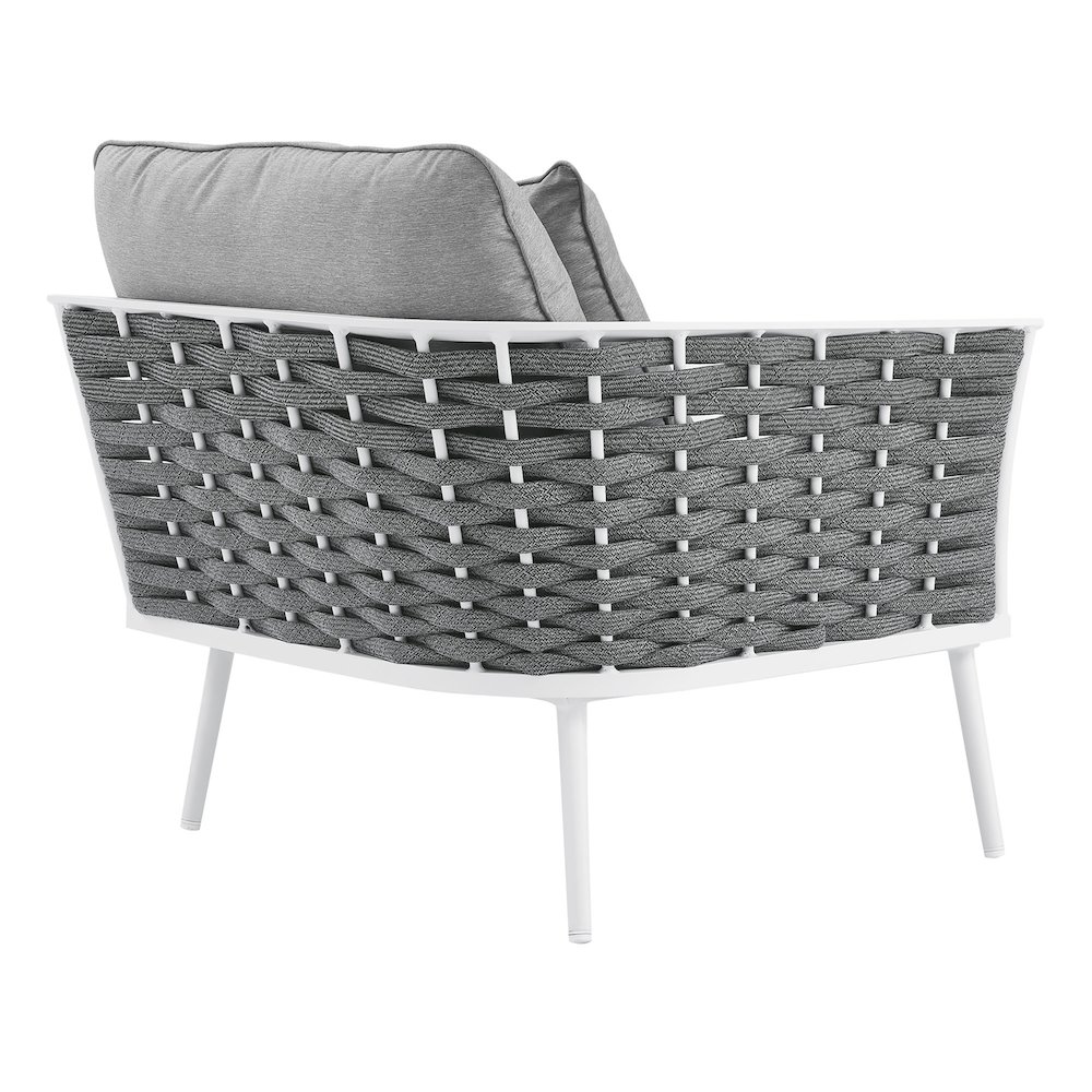 Stance Outdoor Patio Aluminum Left-Facing Armchair. Picture 5