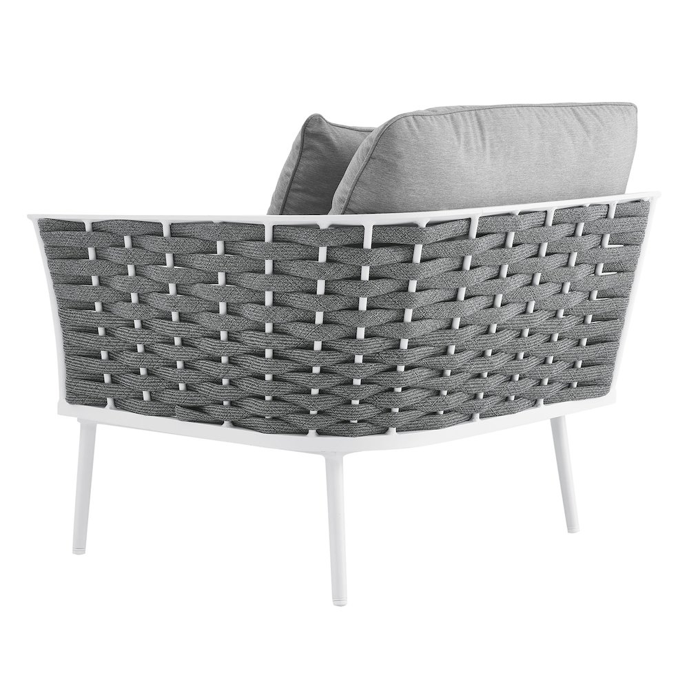 Stance Outdoor Patio Aluminum Right-Facing Armchair. Picture 5