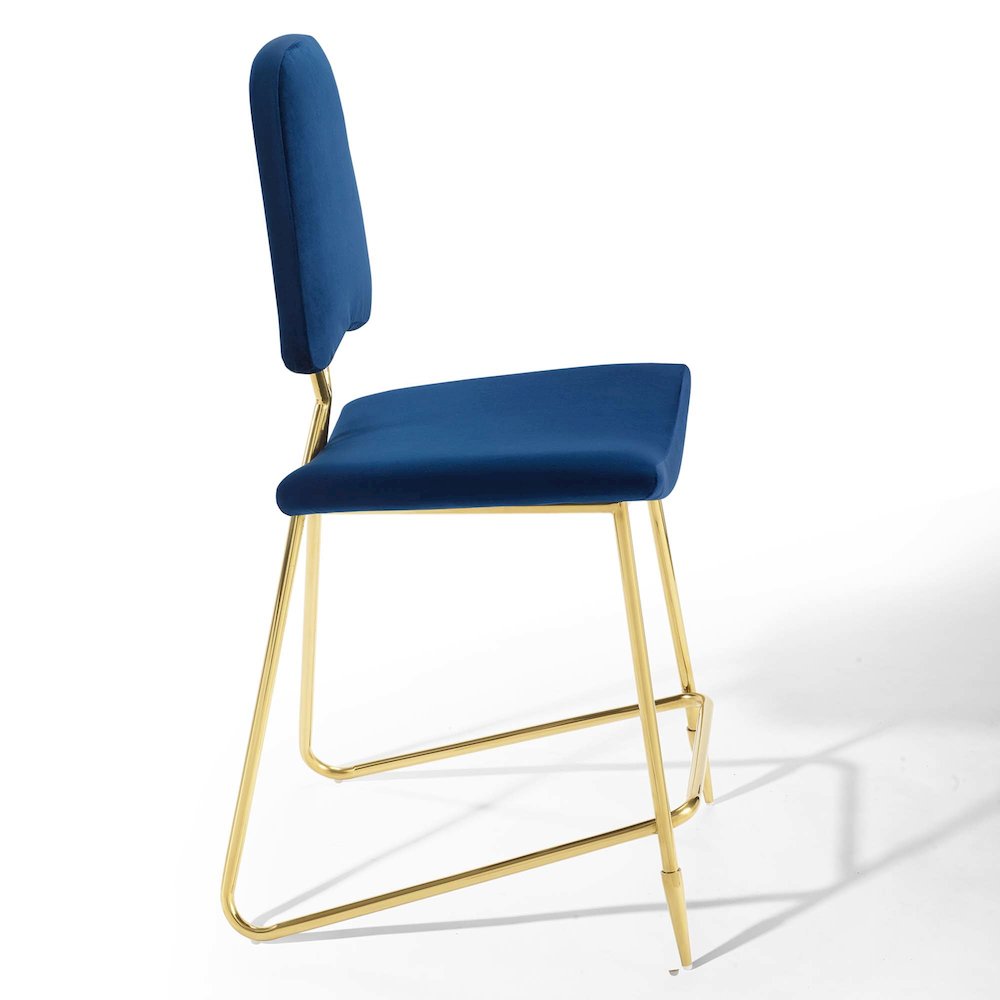Ponder Performance Velvet Counter Stool Set of 2. Picture 4