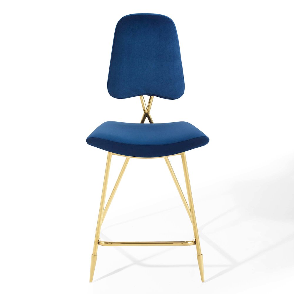 Ponder Performance Velvet Counter Stool Set of 2. Picture 6