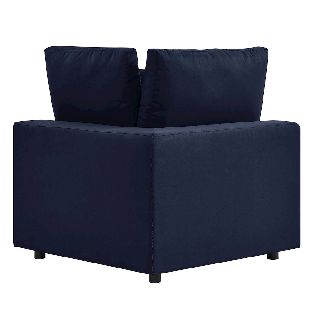 Commix Overstuffed Outdoor Patio Loveseat. Picture 7