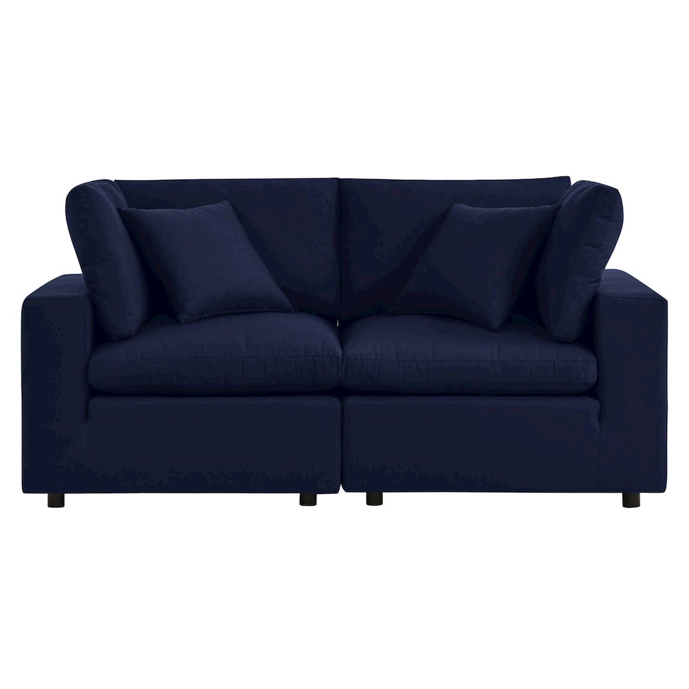 Commix Sunbrella Outdoor Patio Loveseat. Picture 3