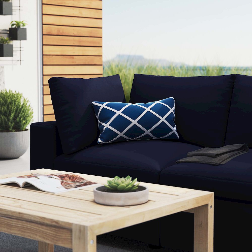 Commix Sunbrella Outdoor Patio Loveseat. Picture 9