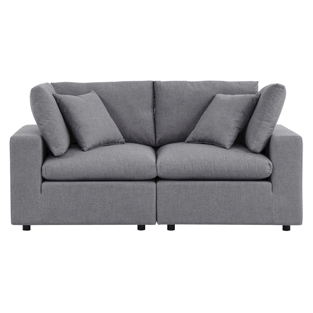 Commix Sunbrella Outdoor Patio Loveseat. Picture 3