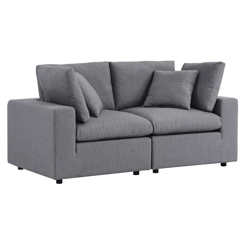 Commix Sunbrella Outdoor Patio Loveseat. Picture 1