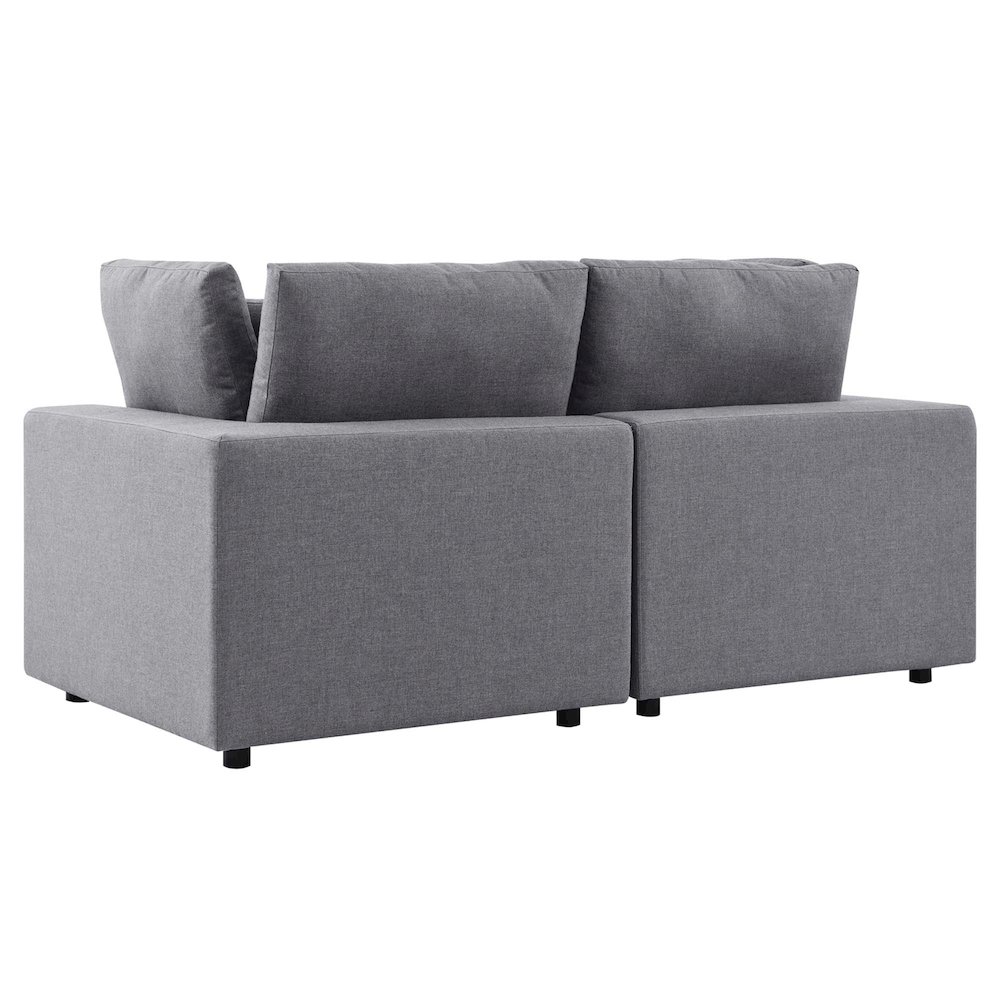 Commix Sunbrella Outdoor Patio Loveseat. Picture 4