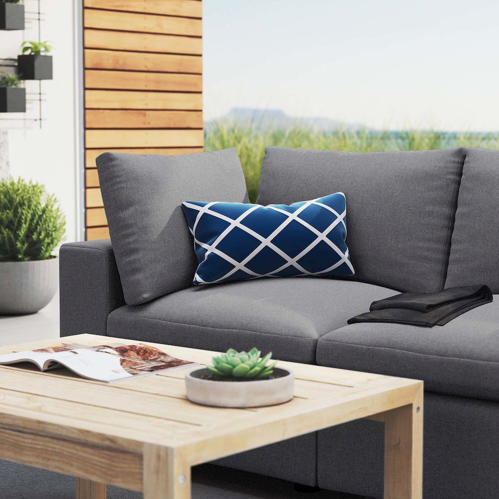 Commix Sunbrella Outdoor Patio Loveseat. Picture 9