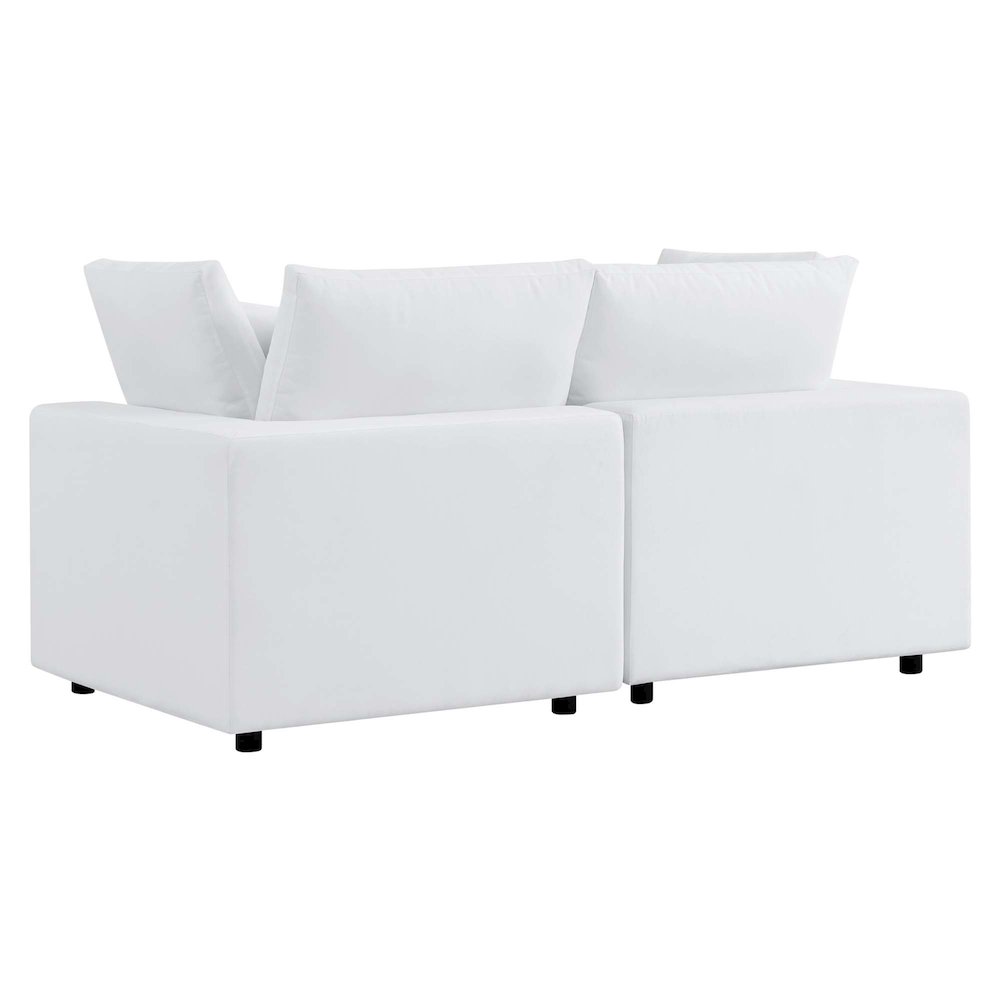 Commix Sunbrella Outdoor Patio Loveseat. Picture 4