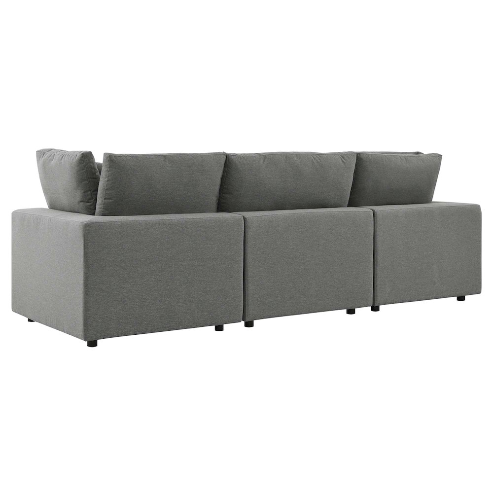 Commix Overstuffed Outdoor Patio Sofa. Picture 4