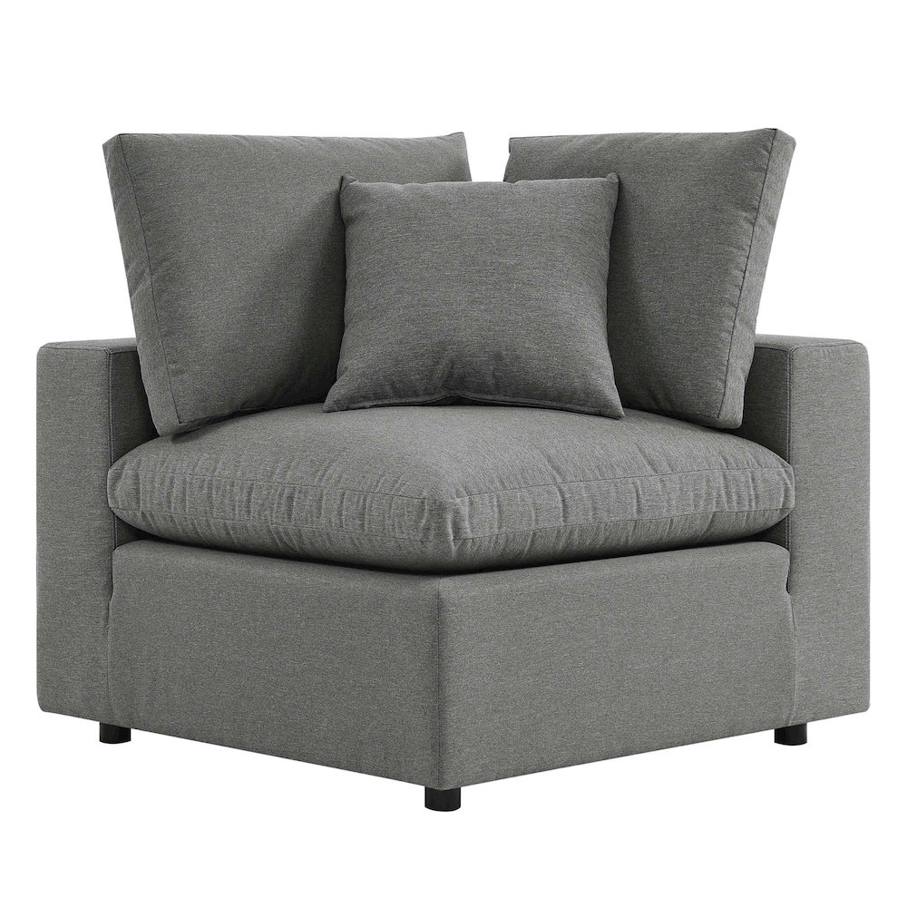Commix Overstuffed Outdoor Patio Sofa. Picture 8
