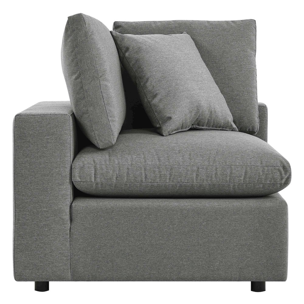 Commix Overstuffed Outdoor Patio Sofa. Picture 9
