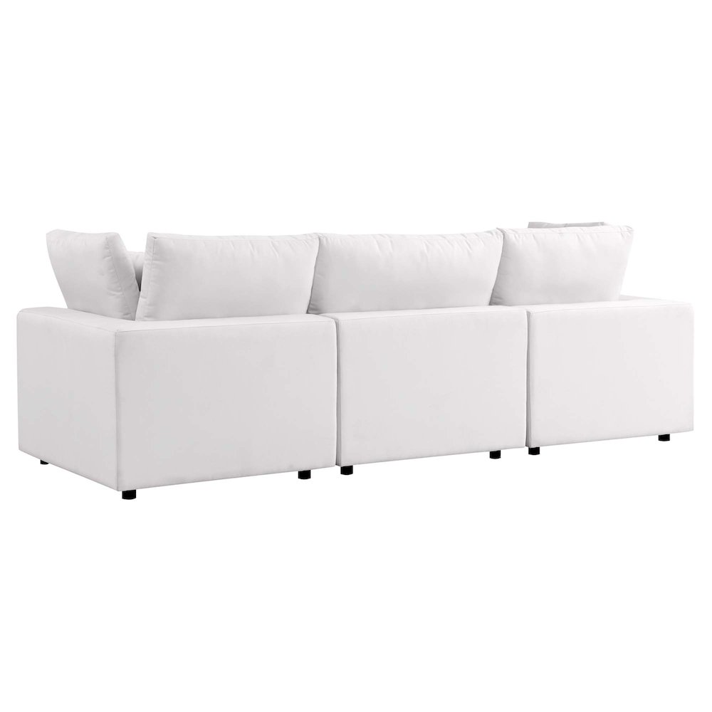 Commix Overstuffed Outdoor Patio Sofa. Picture 4