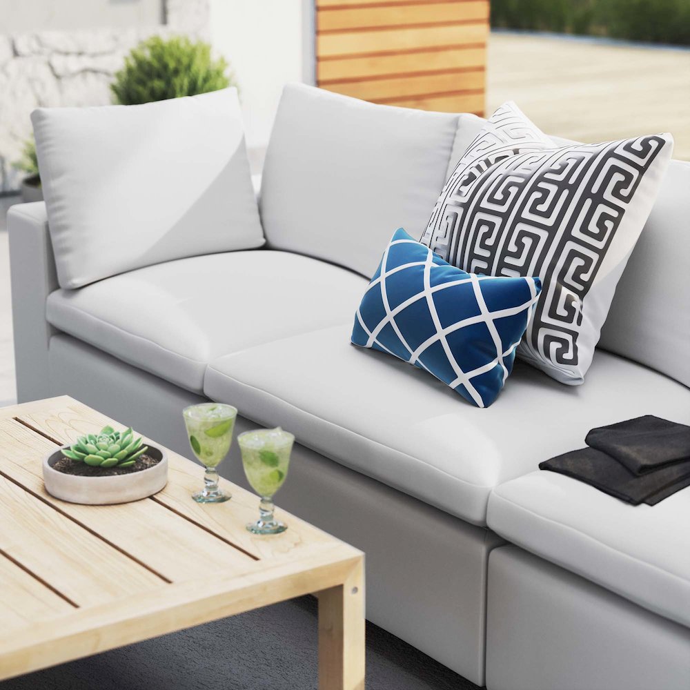 Commix Sunbrella Outdoor Patio Sofa. Picture 12