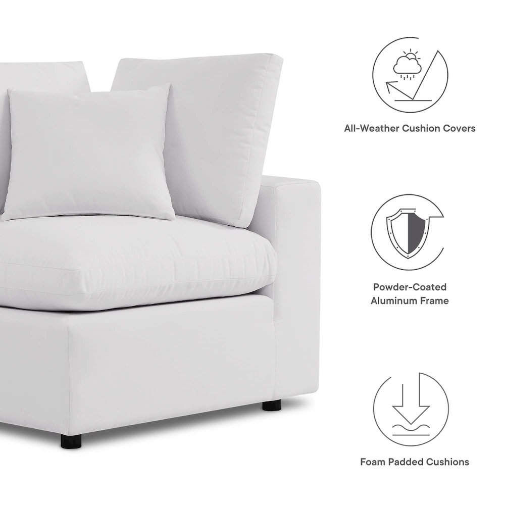 Commix 4-Piece Outdoor Patio Sectional Sofa. Picture 2