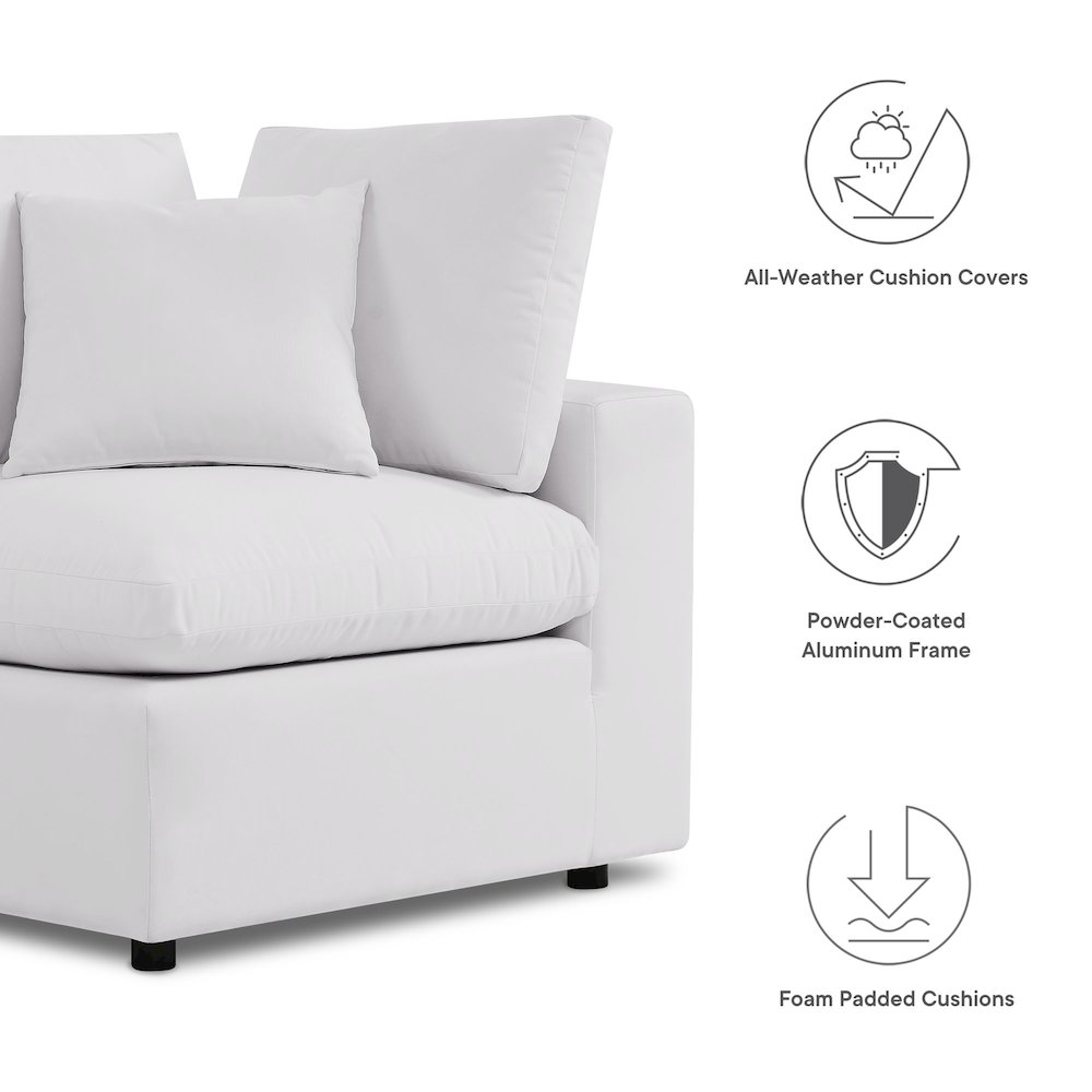 Commix 5-Piece Outdoor Patio Sectional Sofa. Picture 2