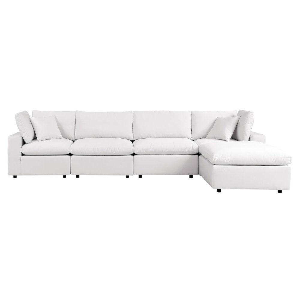 Commix 5-Piece Outdoor Patio Sectional Sofa. Picture 3