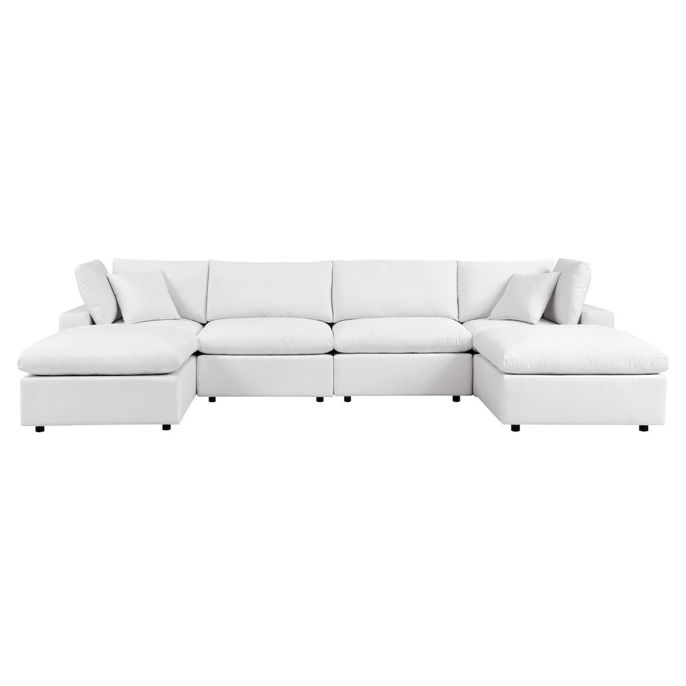 Commix 6-Piece Outdoor Patio Sectional Sofa. Picture 1